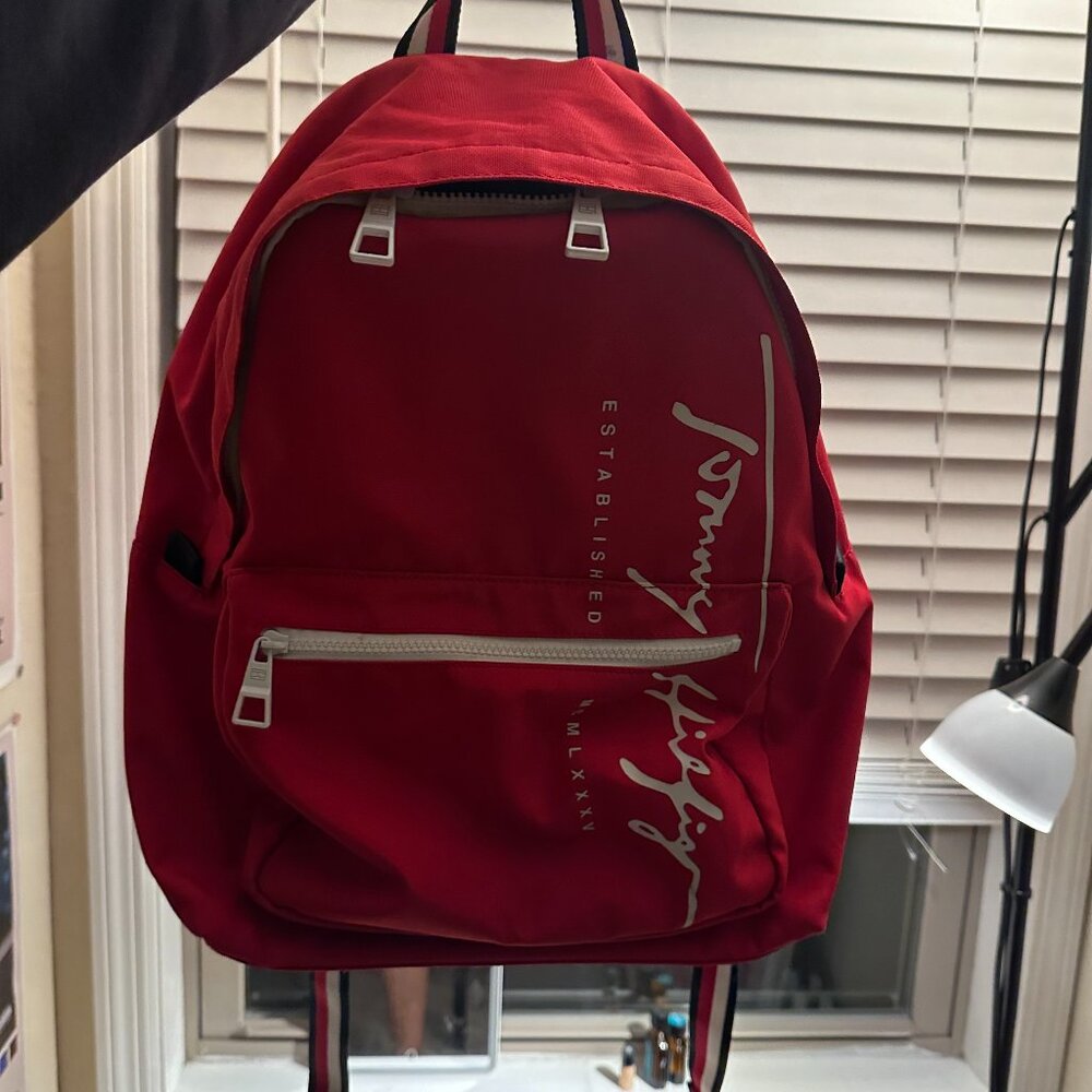 Tommy Hilfiger Red Backpack